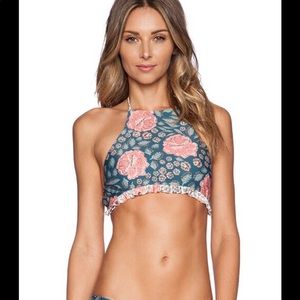 Beach Riot + Stone Cold Fox bikini set in vintage floral